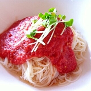 ぶっかけトマトそうめん